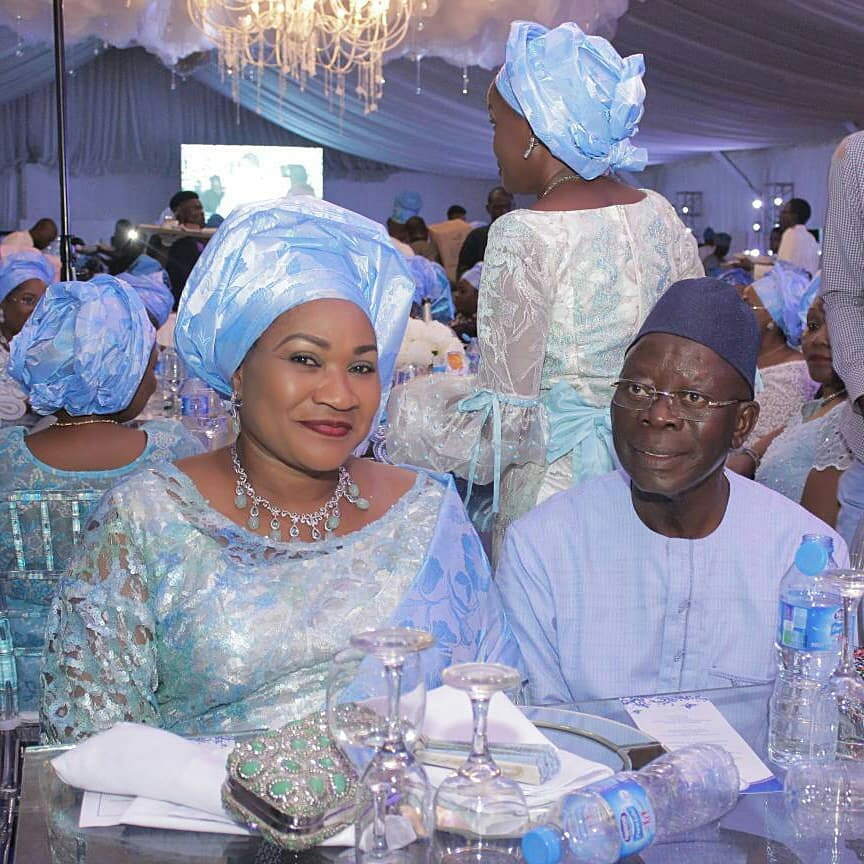 Former Ekiti State governor, Niyi Adebayo gives out daughter, Angela in ...