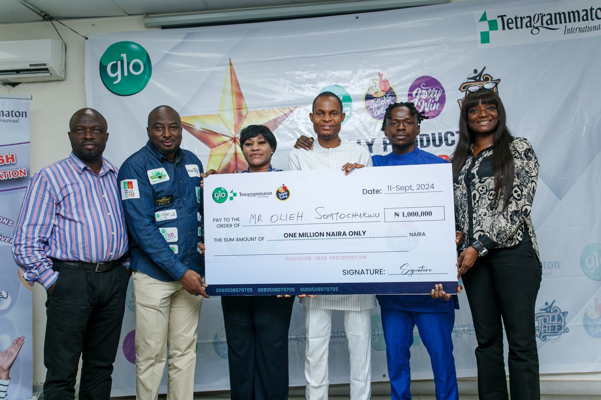 Glo jolly win promo gets first N1m winner