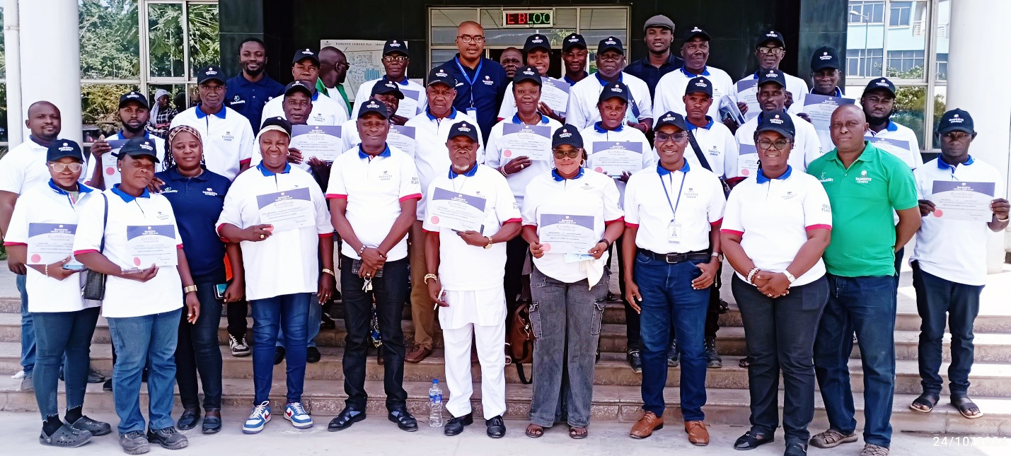 Dangote Cement, Ibese Plant enhances skills of local business operators