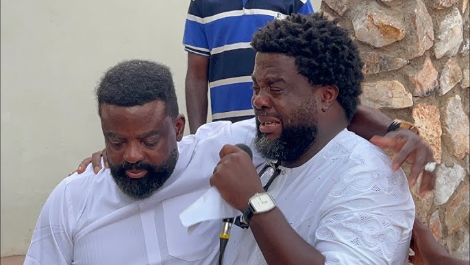 Kunle Afolayan, brother Aremu, reconcile, end age-long feud following mother’s death