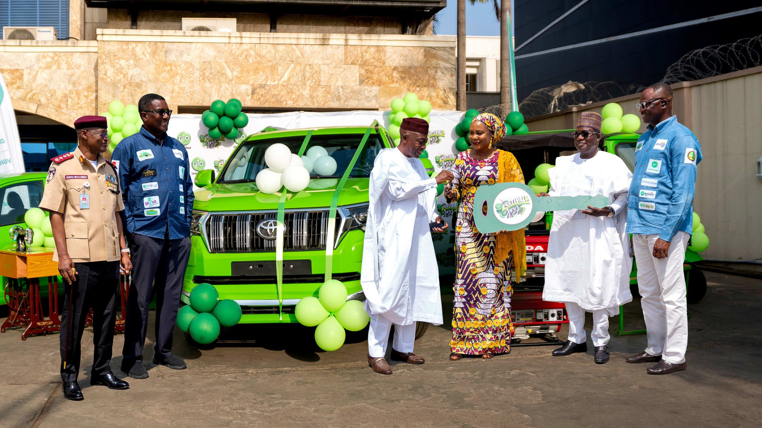 Glo Festival of Joy: Winners receive Toyota Prado, Picanto, other prizes in Abuja